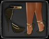 Black/Gold Sparkle Heels
