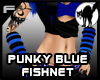 Punky Blue Armbands F