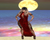 Robe sexy red +tatoo