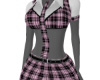 pink school girl outfit
