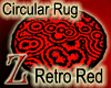 [Z]Retro Red Rug