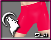 [SLW]Pink PVC Shorts