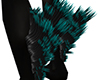 m28 turquoise Leg Fur