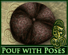 Pouf Cushion with Poses