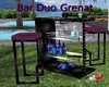 |AM| Bar Duo Grenat