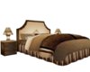 JCP Brown&Tan Cuddle Bed