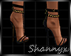 $ Sexy Heels Black Gold