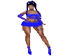 Blue Scorpion dress UA