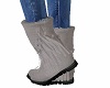 Grey Tassle Boots