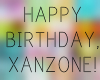 Happy Birthday Xanzone!