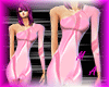 shoulder pink dress