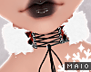 christmas | fuzzy choker