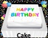 Birthday Cake w/Table   