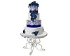 Blue Dreams Wedding Cake