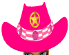 cowboy hat w ging pink