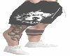 Shorts+tattoo Black