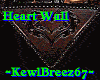 ~KB~ Leather Wall Heart
