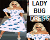 LADYBUG DRESS BLU