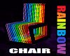 Rainbow glow chair