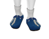 c. blue skelly clogs (M)