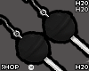 Earing Lolipop Black