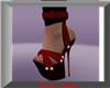 Crimson & Pearl Heels