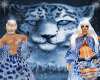 Blue Leopard Queen fit