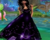 Beautiful Gown blk/lav