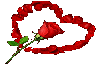 Rose Heart Sticker
