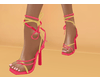 QueenB heels raspberry