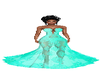 Wedding Gown Teal