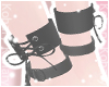 Ko ll Lace Anklets Black