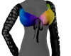 Rainbow Silk Top