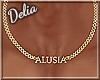 eAlusia Gold Necklace