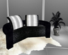 Black & Silver Couch