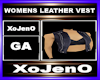 WOMENS LEATHER VEST