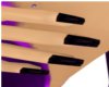 Sparkling Purple Nails