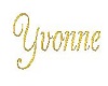 Yvonne Name Gold Art