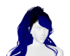 Gothic blue hair