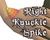 Right Knuckle Spike
