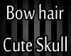 Bow Hair emo Skull II