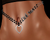 Lick Me Belly Chain BLk
