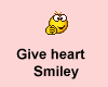 Give heart smiley
