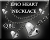 ♥ Emo Heart Necklace