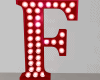 Anim Red Letter F Sign