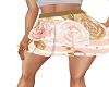 flower&rosegold skirt