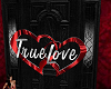 True Love Sign Red