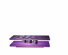 Purple Leopard table Sm
