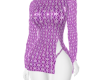 Purple Sexy Dot Outfit
