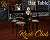[M] Rock Club Bar Table